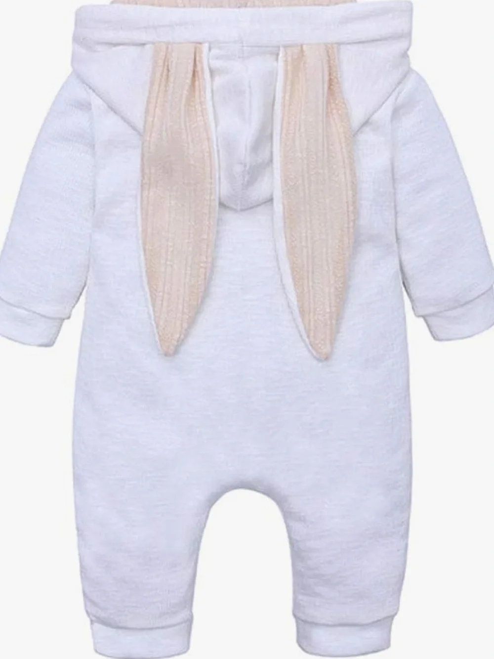 White Bunny Hooded Costume Romper